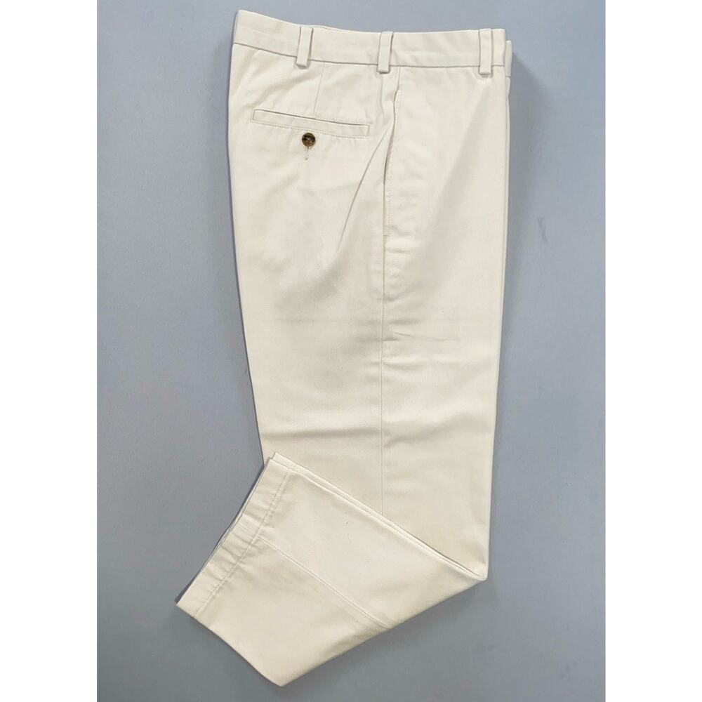 Brooks Brothers 100% Cotton Twill Clark Advantage Chino Dress Pants. 30X25.5 EUC - Picture 2 of 9